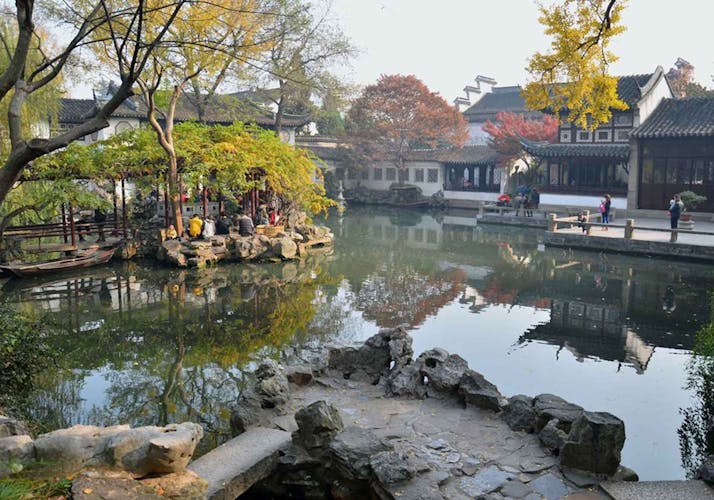 Full day private tour Suzhou Lingering garden and Zhouzhuang water town from Shanghai