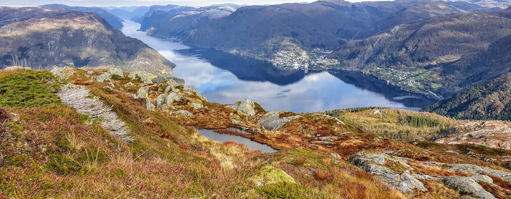 Fjord hiking tour around Bergen with a guide
