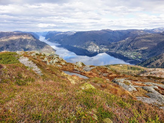 Fjord hiking tour around Bergen with a guide