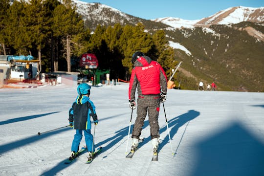 Clases de esquí en grupo Pal-Arinsal Grandvalira