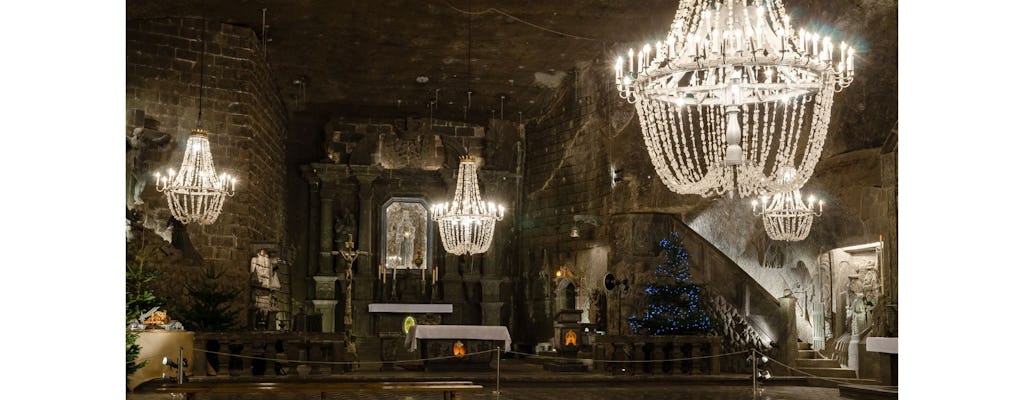 Visite guidée de la mine de sel de Wieliczka au départ de Cracovie