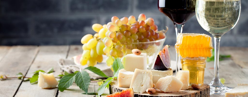 Wine and cheese tasting in Rome