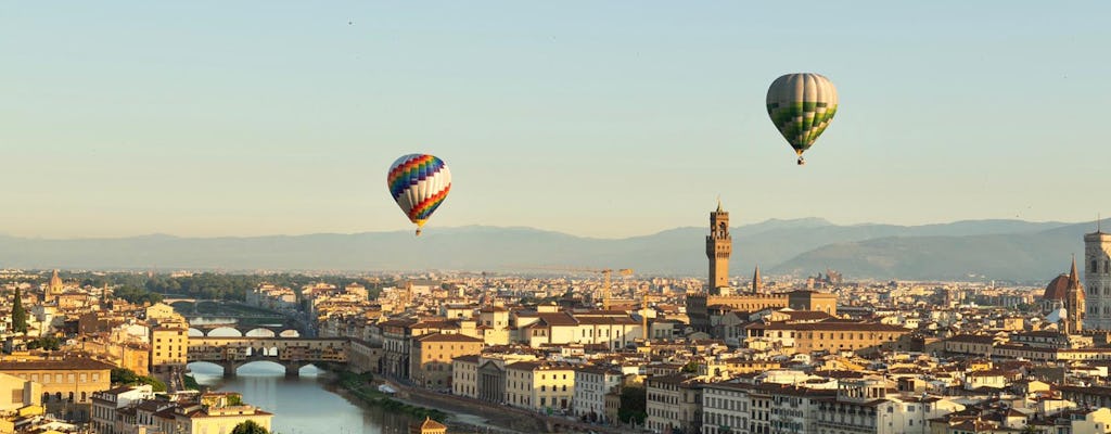 Giro in mongolfiera sopra Firenze