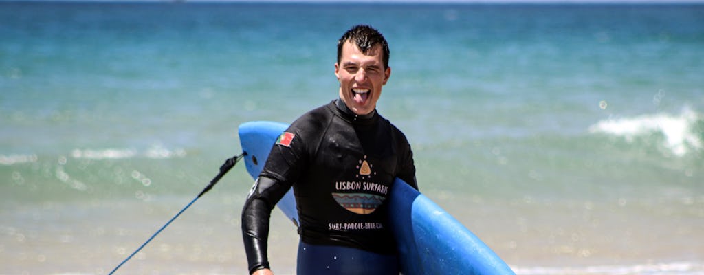 Pacchetto di lezioni private di surf di 5 giorni a Carcavelos