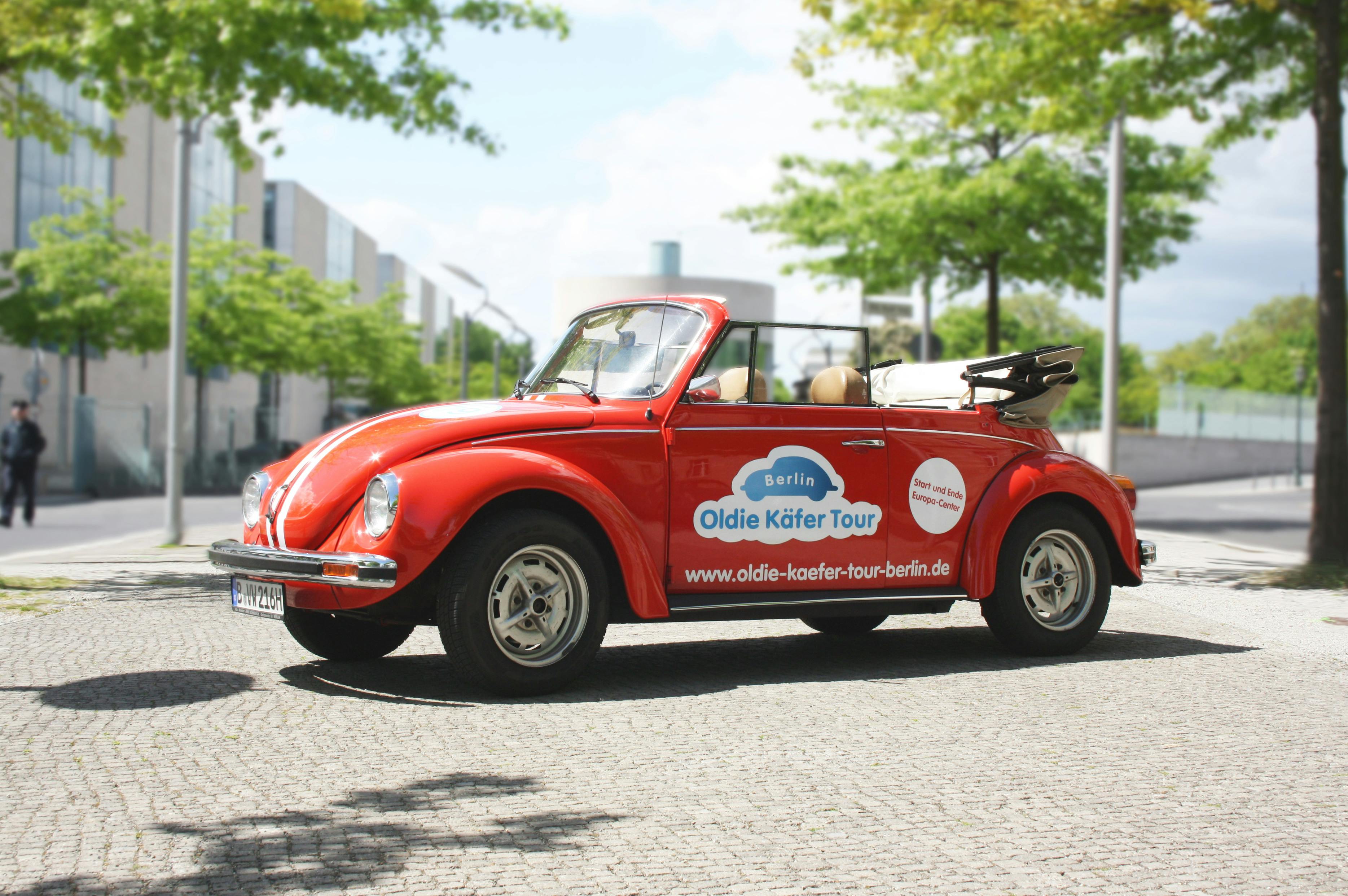 Wynajem VW Beetle Cabrio Oldtimer w Berlinie