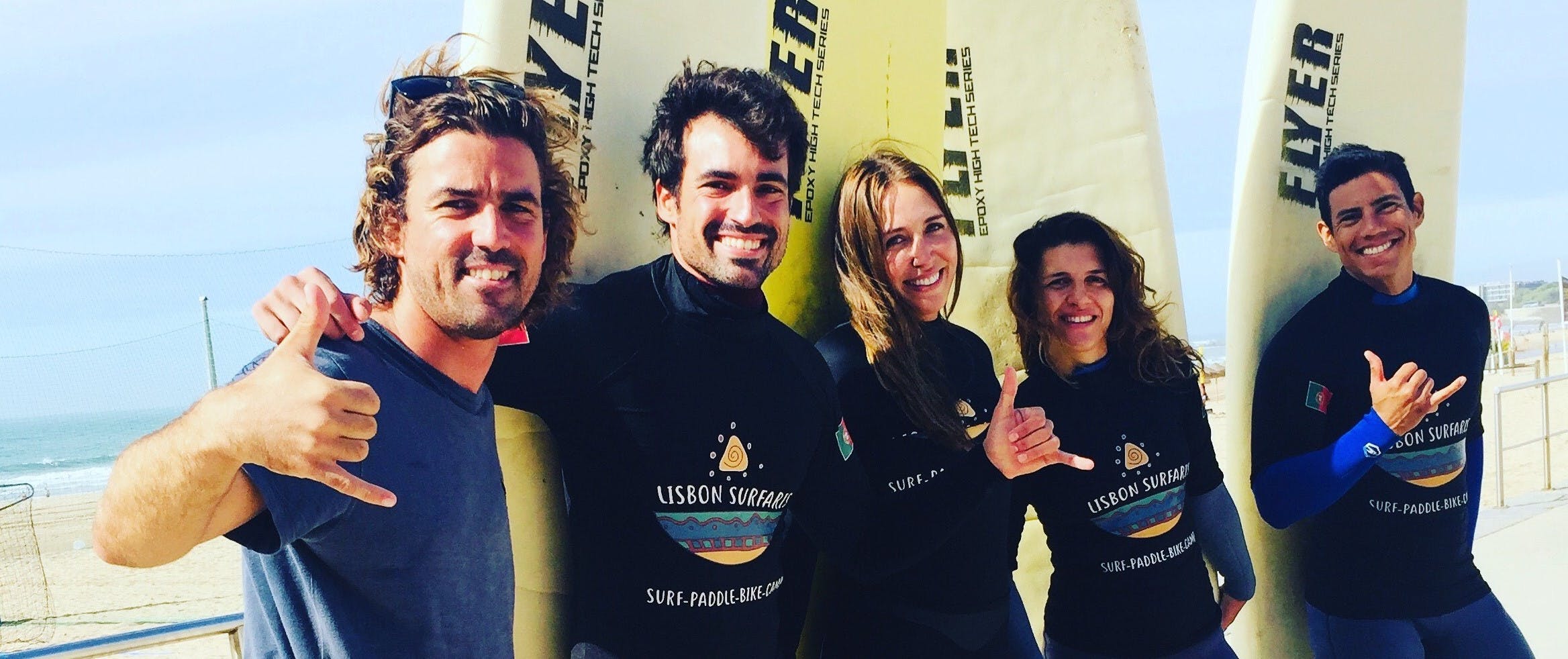 5-day surf lessons package in Carcavelos