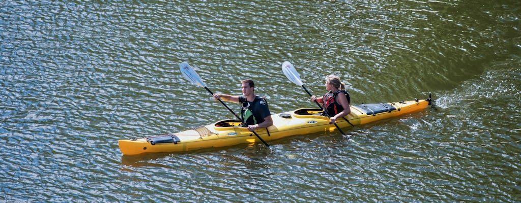 Aventura autoguiada en kayak en la ciudad de Estocolmo