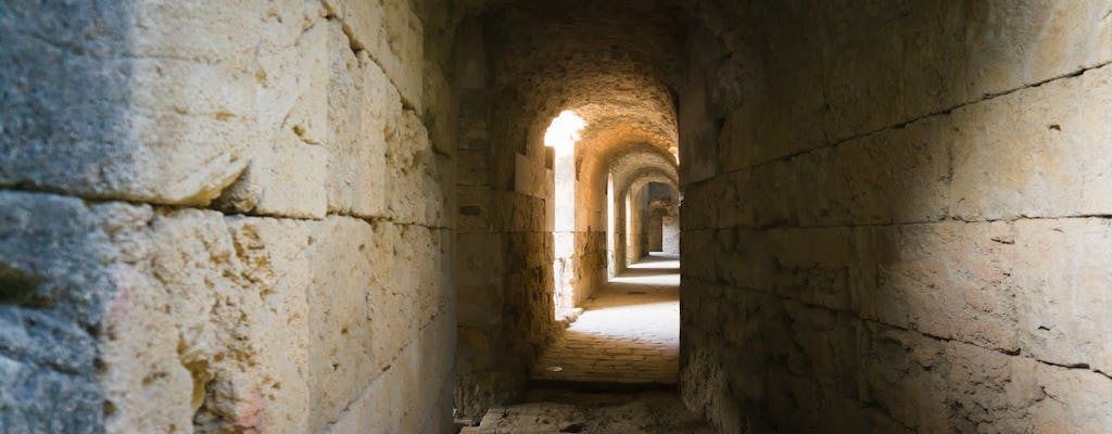 Tour expreso subterráneo del Coliseo