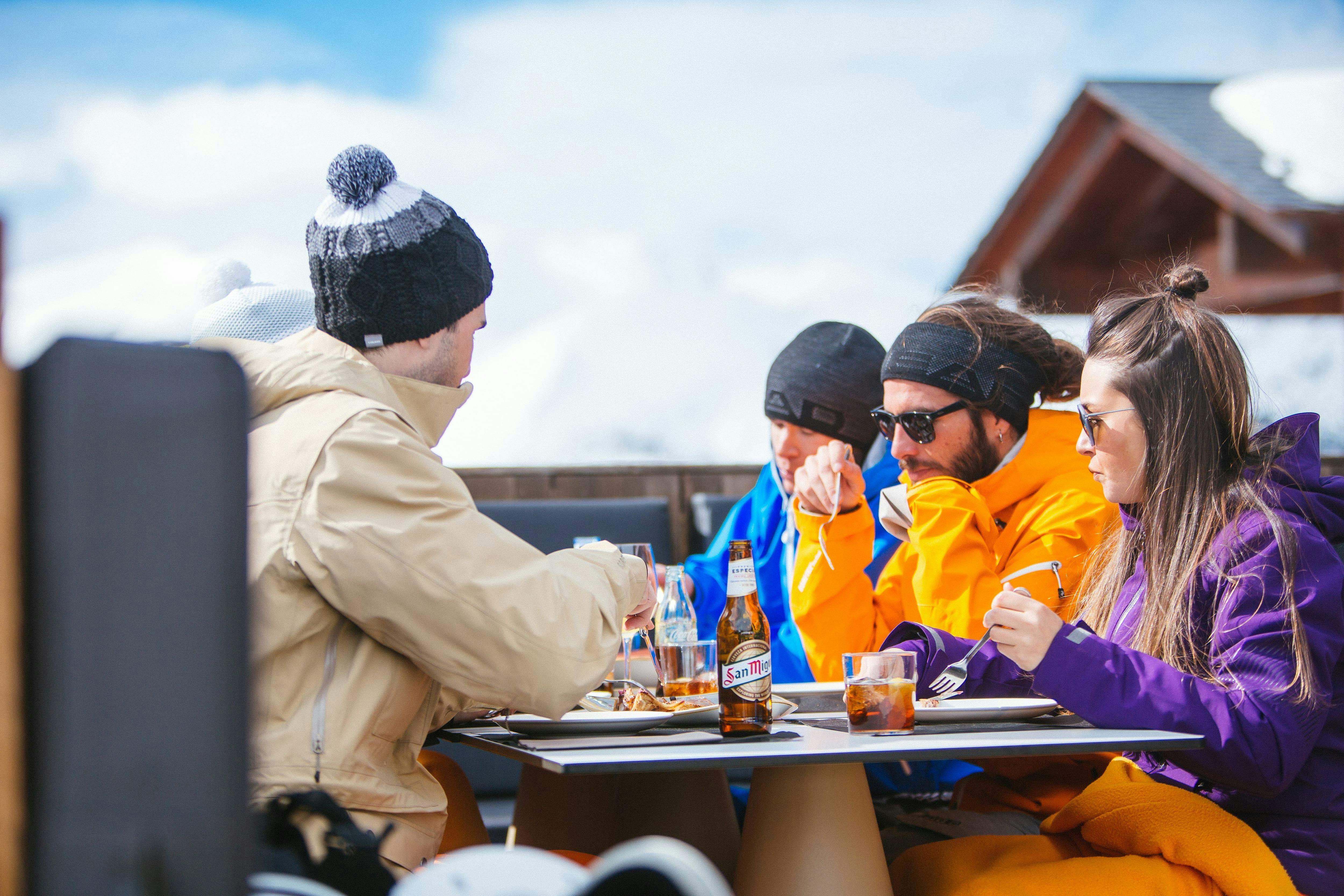 Lunch at Arcalis Ski Resort Restaurants