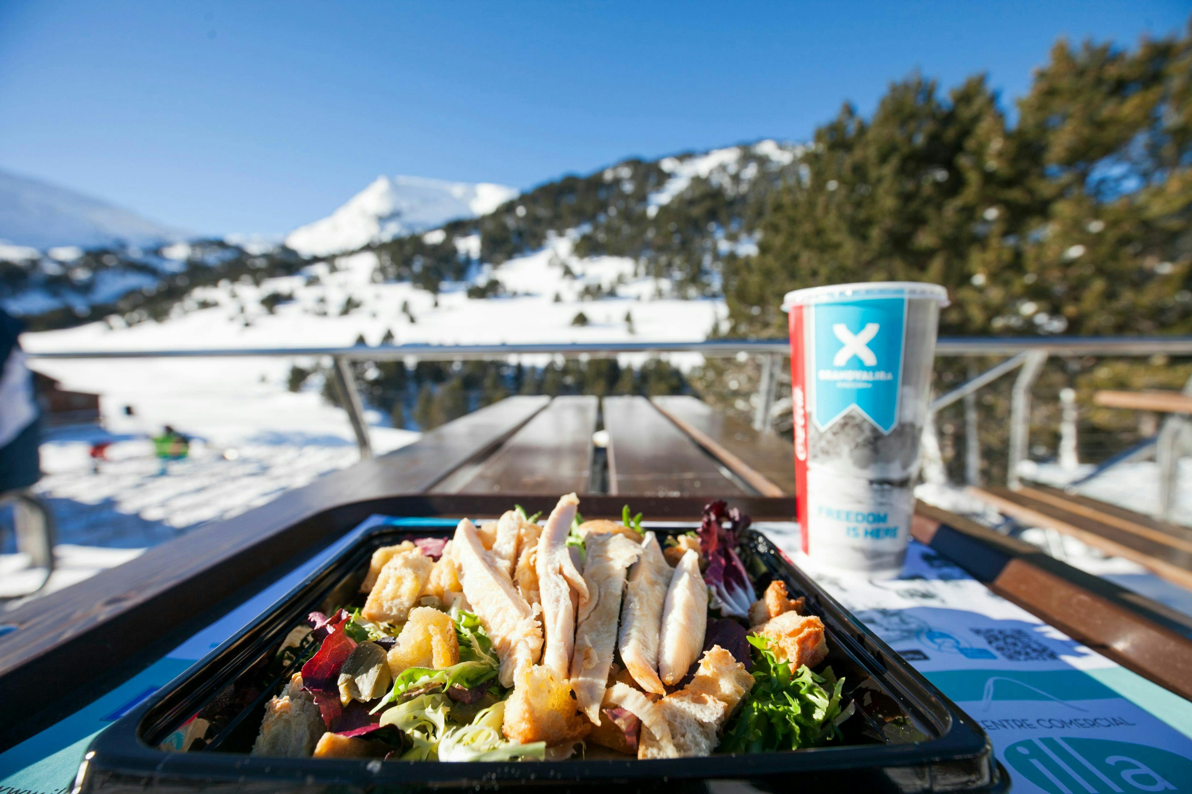 Lunch at Arcalis Ski Resort Restaurants