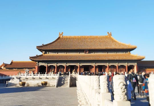 Tour privado de Beijing por la Plaza de Tiananmen, la Ciudad Prohibida y la Gran Muralla de Mutianyu