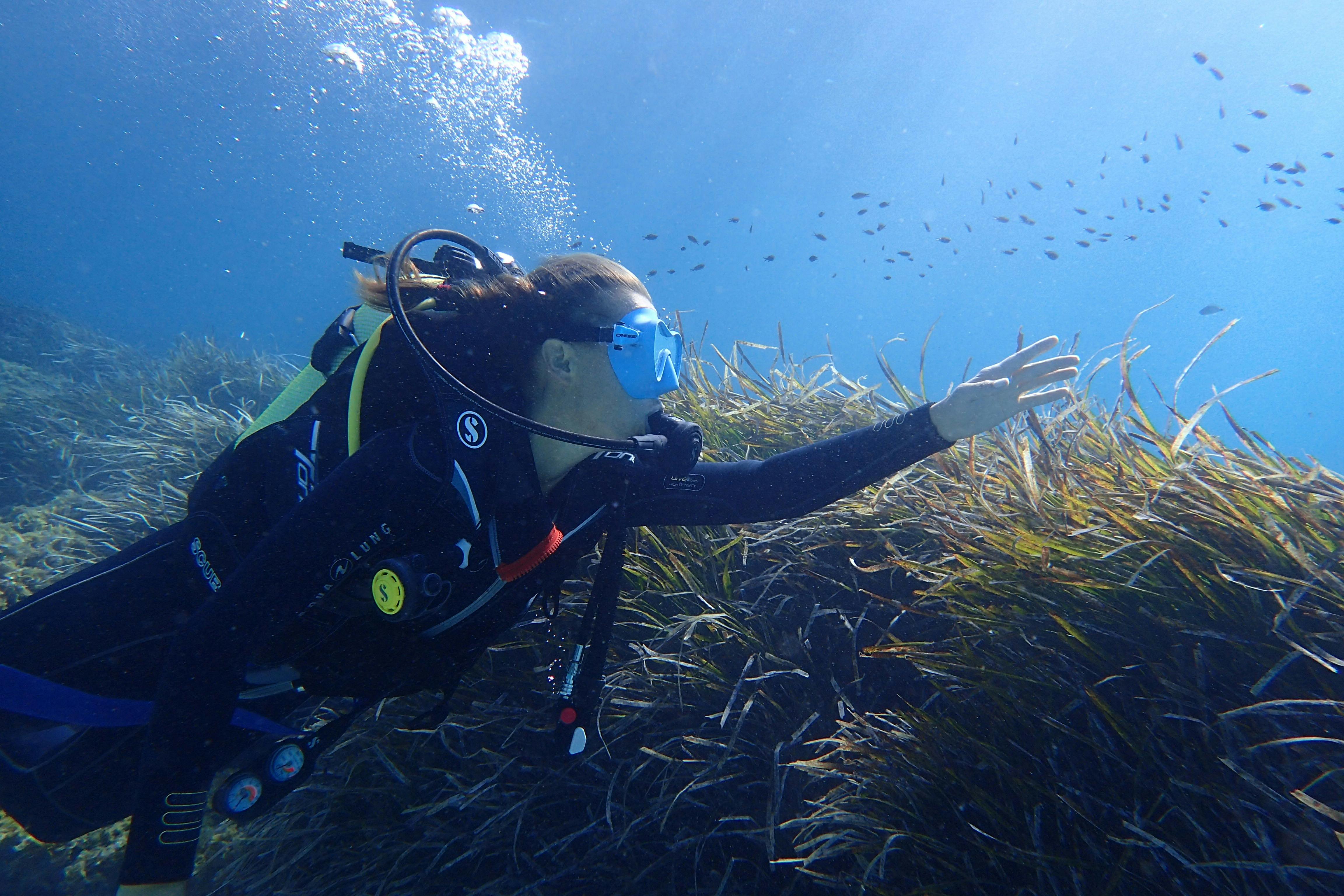 Double Dive with Equipment in Majorca