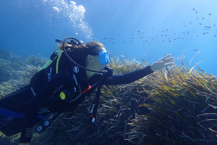 Double Dive with Equipment in Majorca