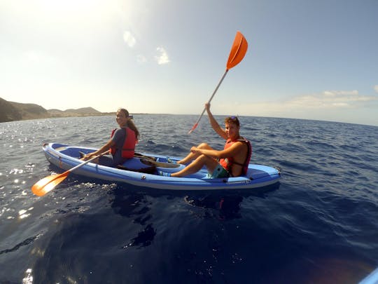 Kajak og snorkling på Fuerteventura med rundtur