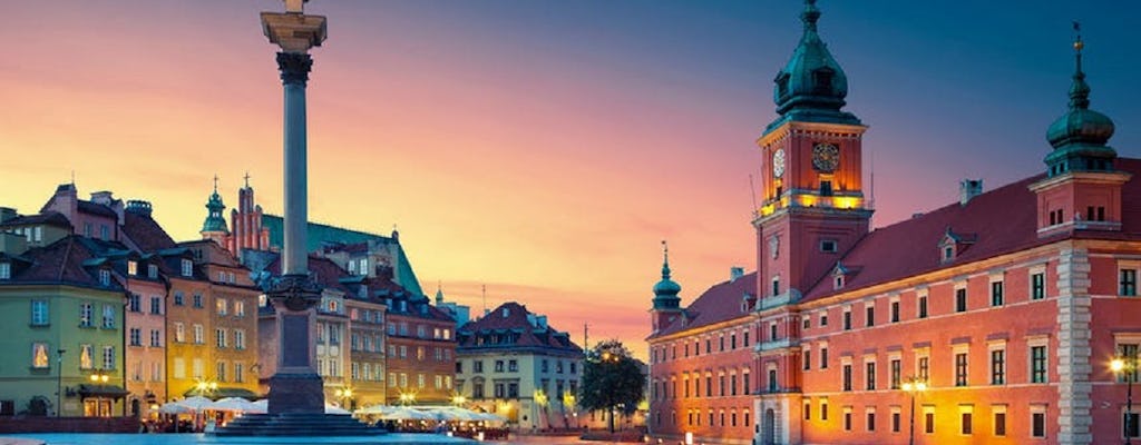 Warsaw evening group tour with a pint of Polish beer