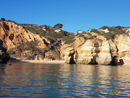 Paseo en barco para grupos pequeños por las grutas de Ponta da Piedade