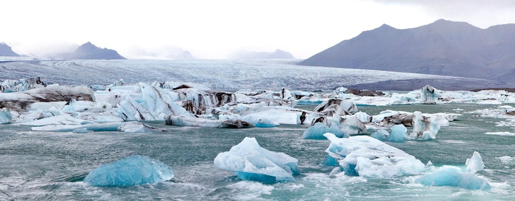 Jökulsárlón glacial lagoon and Diamond Beach tour