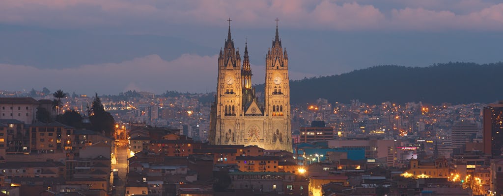 Visite nocturne du centre-ville de Quito