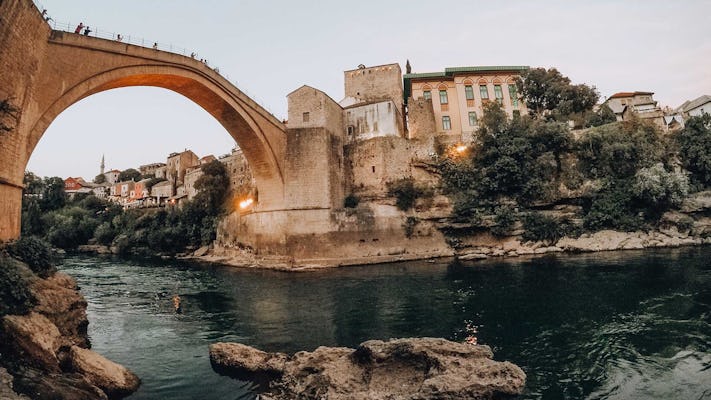 Excursão privada às cachoeiras de Mostar e Kravice de Dubrovnik