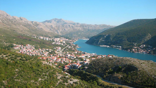 Sunset panoramic drive from Dubrovnik