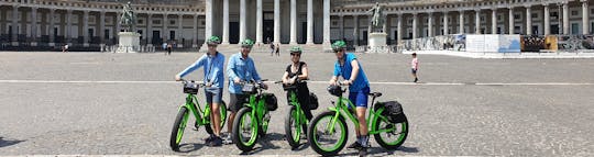 Passeio de bicicleta elétrica ao pôr do sol em Nápoles