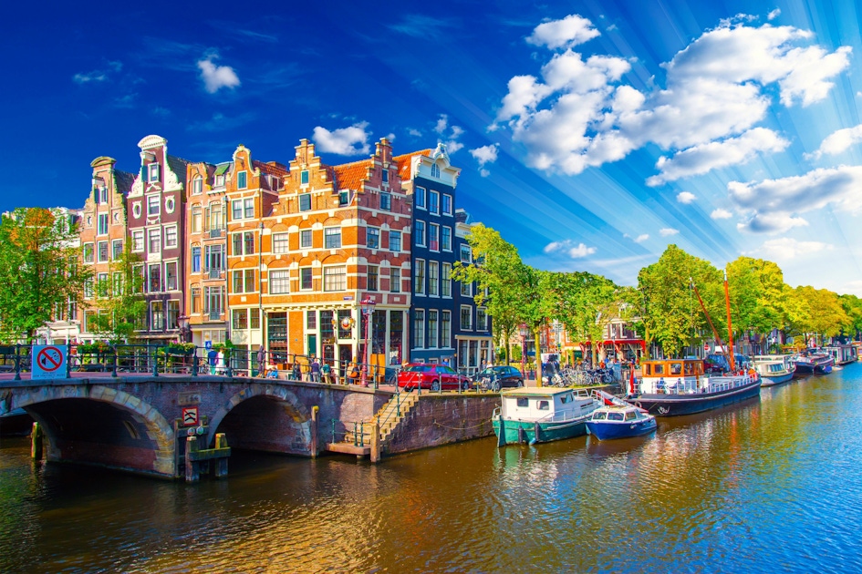 Amsterdam in the Netherlands Stock Photo - Image of architectural, canal: 245868