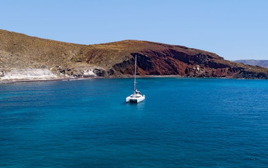 Cruzeiro diurno privado de luxo em Santorini