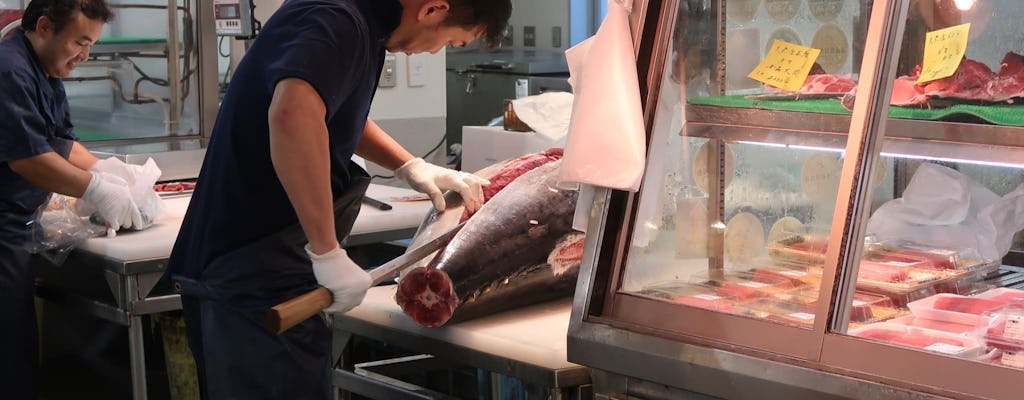 Tour del mercato di Tokyo Toyosu e del mercato di Tsukiji con asta di tonno