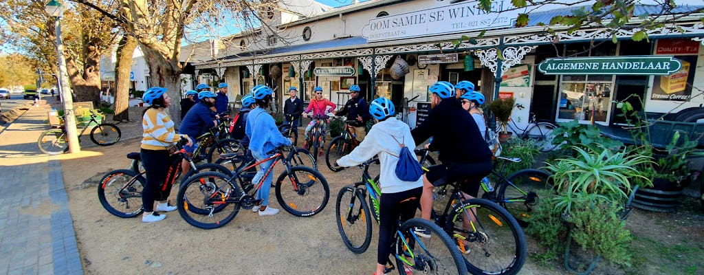 Stellenbosch guided bike tour