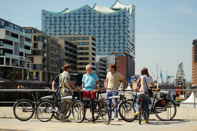 Tour panorâmico de bicicleta por Hamburgo