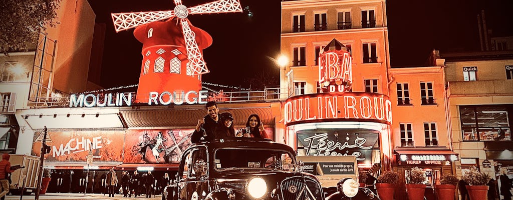 Tour París de noche en Citroën Traction