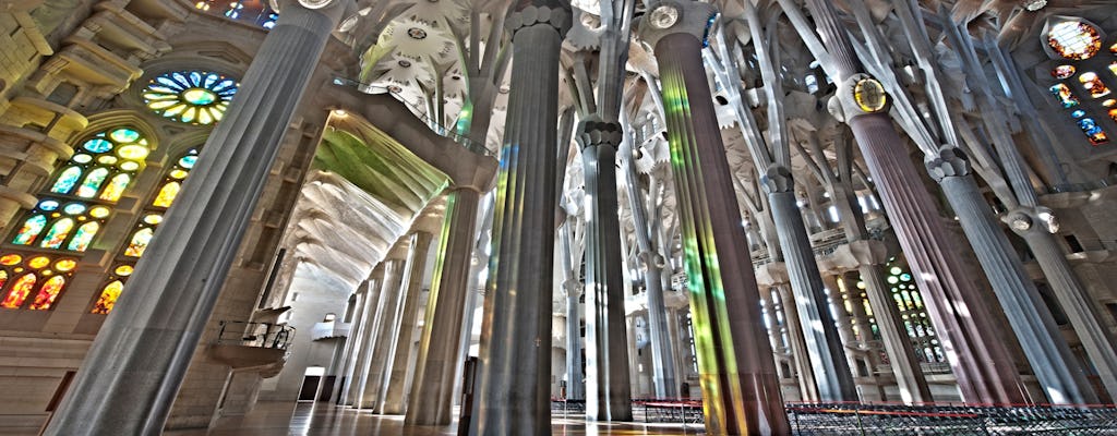 Tour privado no Parque Guell e na Sagrada Família com pick-up no hotel