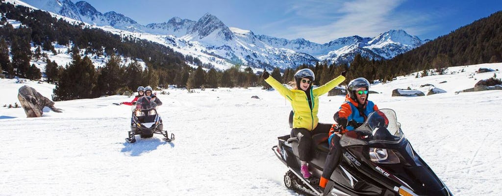 Experiencia en moto de nieve en Grand Valira