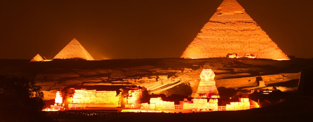 Full-day Pyramids, Memphis, Saqqara and sound and light show