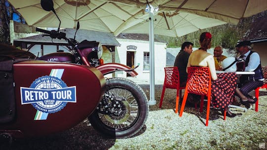 Półdniowa wycieczka motocyklem z wózkiem bocznym po Dolinie Loary z Tours