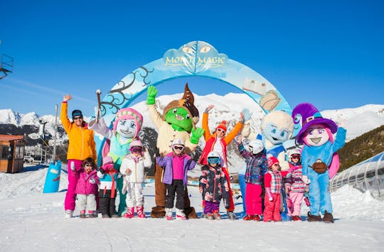 Clases de esquí en grupo en Grandvalira