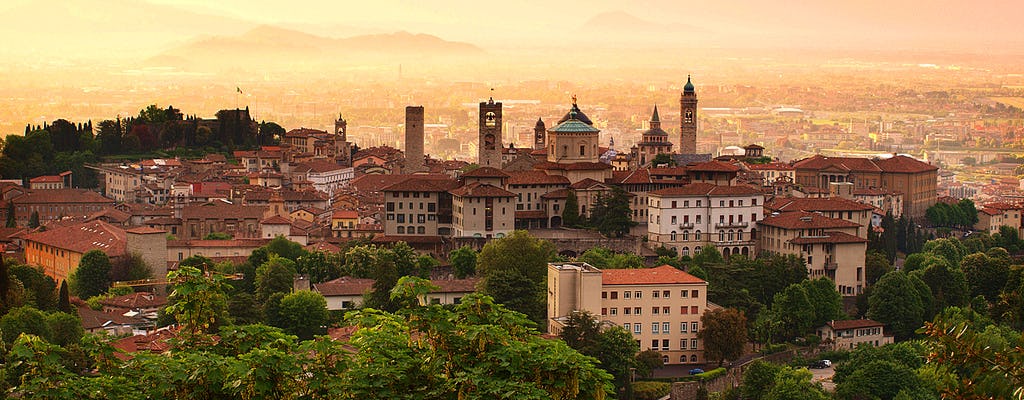 Bergamo e Franciacorta em Minivan particular de Milão