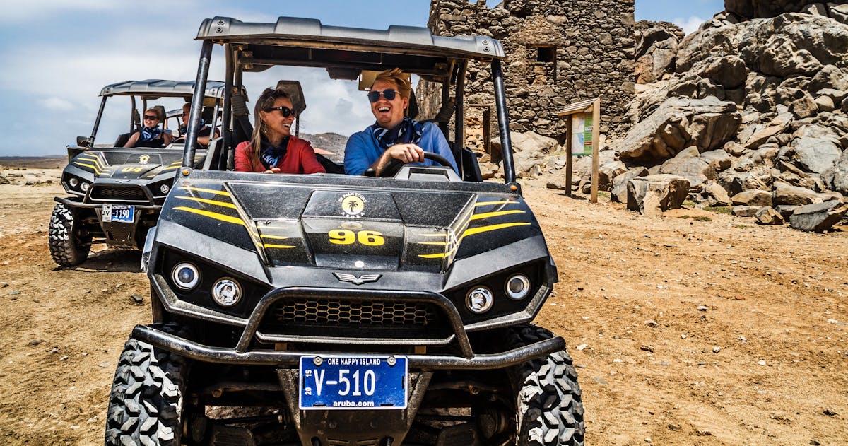 UTV offroad-tour op het strand van Andicuri