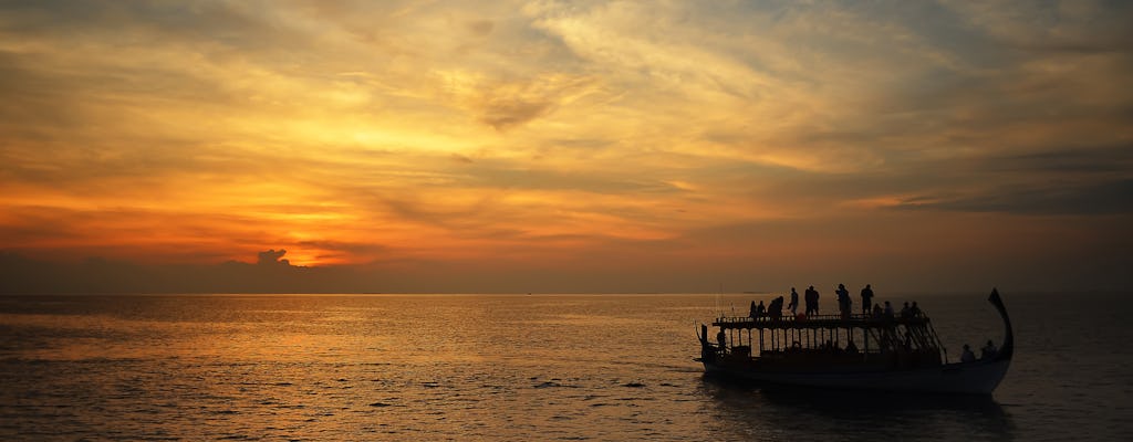 Croisière photo au coucher du soleil depuis l'Adaaran Club Rannalhi