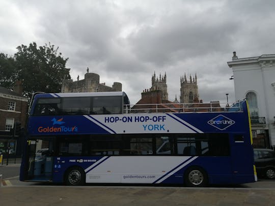 24 hour hop-on, hop-off open-top tour of York