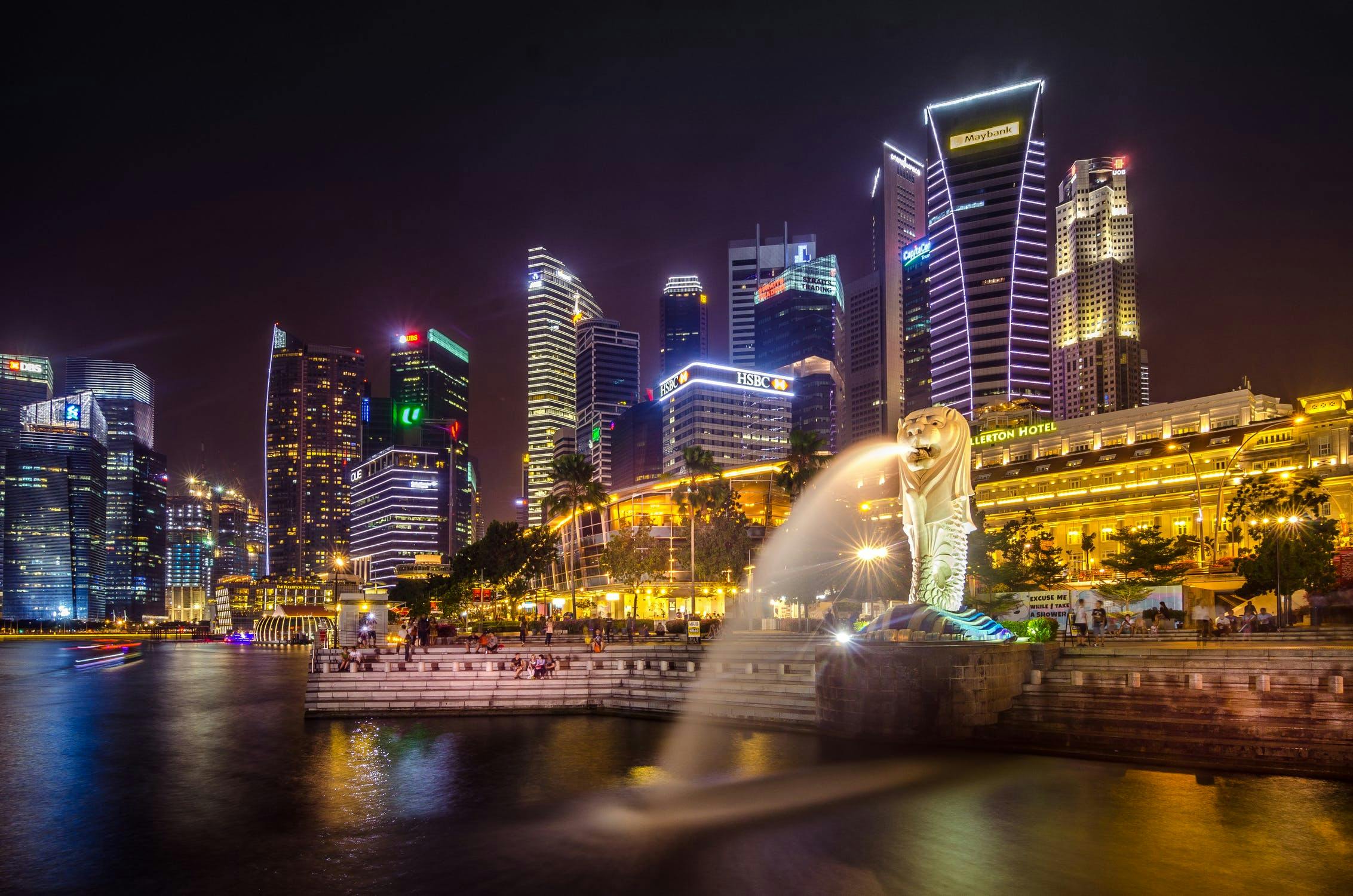 Samodzielna piesza wycieczka audio po śródmieściu Singapuru