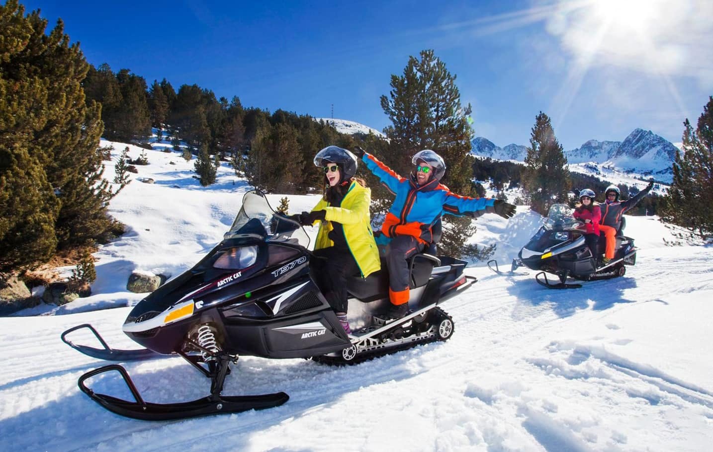 Snowmobile Experience in Grand Valira