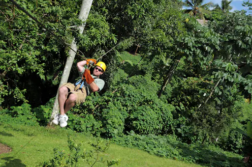 Zip lines & El Limon Waterfall Tour
