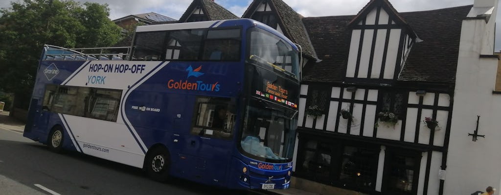 Tour en autobús turístico descapotable por York: billete de 2 días