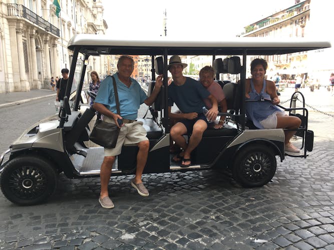 4-hour Rome golf cart tour