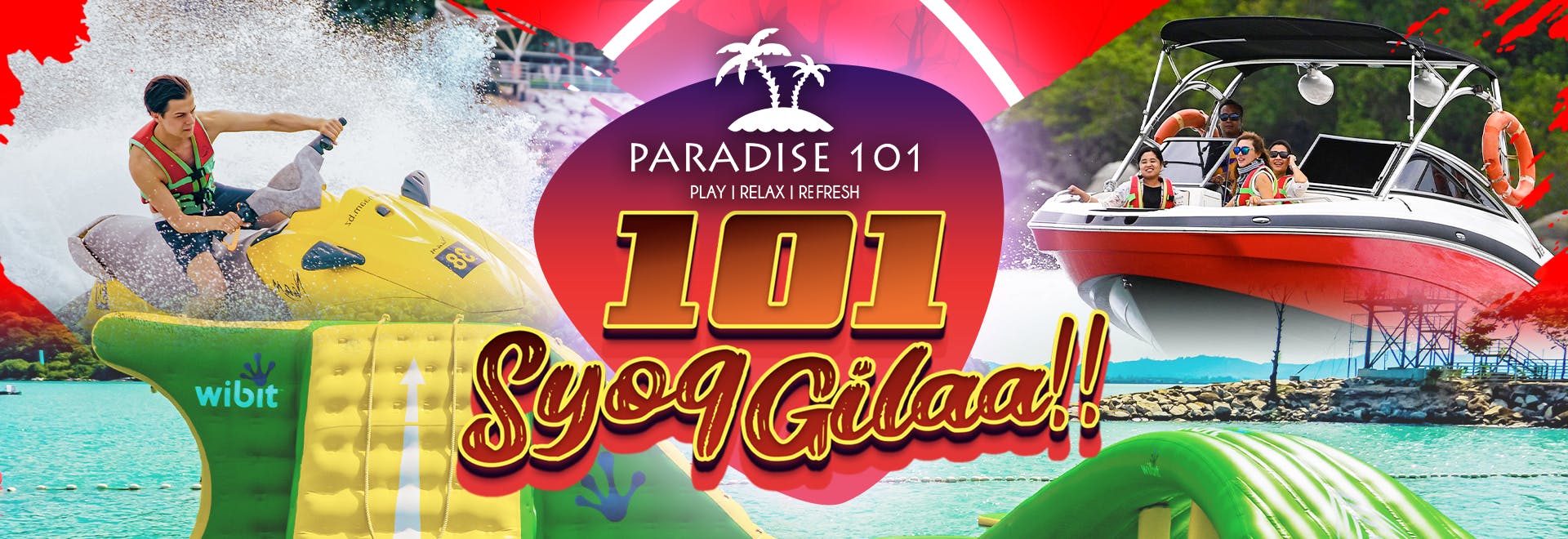 Paradise 101 - Langkawi-Syog Gilaa - entrance ticket