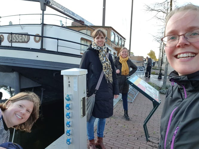 Self guided tour with interactive city game of Assen