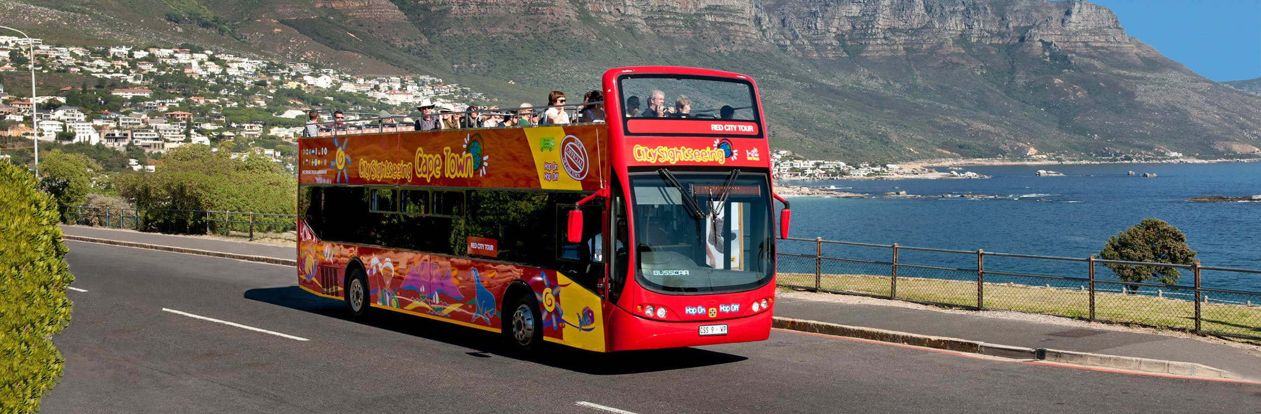 Hop-on, hop-off-ticket voor 1 dag City Sightseeing in Kaapstad