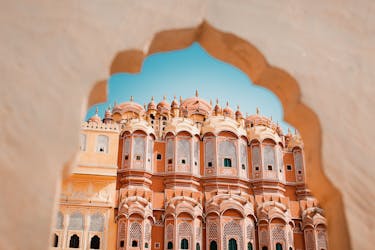 Explorando Pink City de bicicleta e a pé em Jaipur