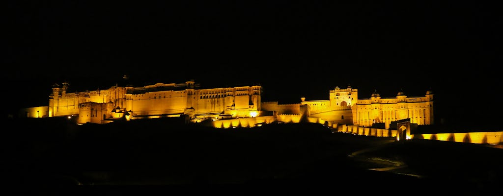 Sound and light show at Amber Fort